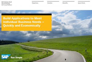 SAP Cloud Platform Solution Brief - Download